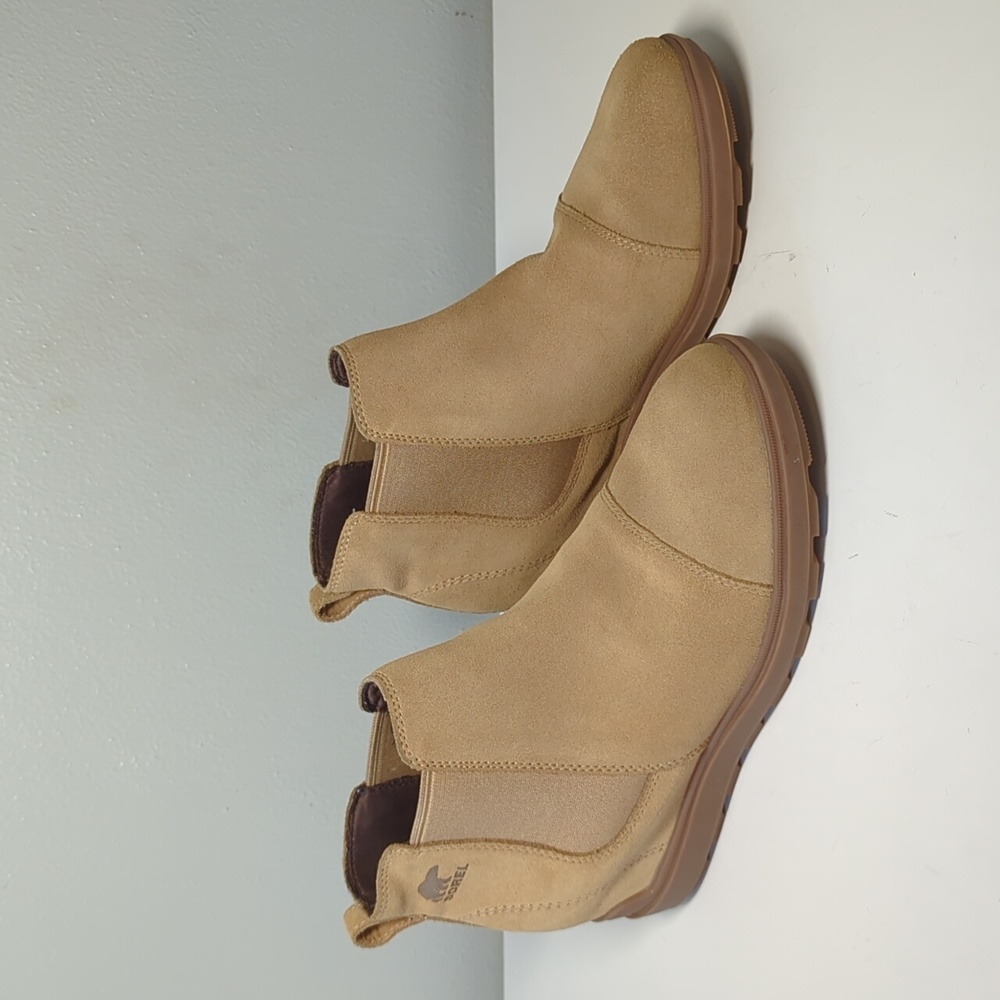 Sorel EVIE II Chelsea Boots – Tan Beige Suede| Size 11 - Picture 3 of 10